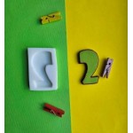 Силиконовый молд "Цифра 2 (детская)"