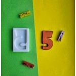 Силиконовый молд "Цифра 5(детская)"