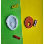 Силиконовый молд "Цифра 0(детская)"