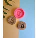 Силиконовый молд "Биткоин"